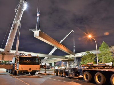 Stewardson Way Pedestrian Overpass